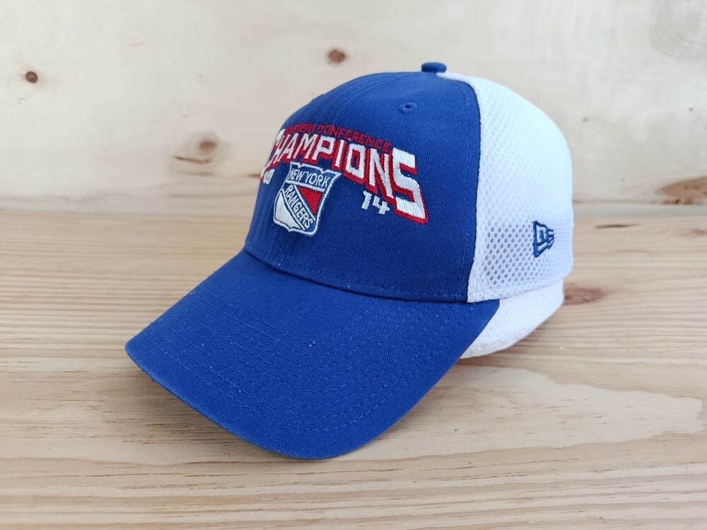 New Era NY Rangers 2014 Eastern Conference Champions Hat Cap Small/Medium Mesh